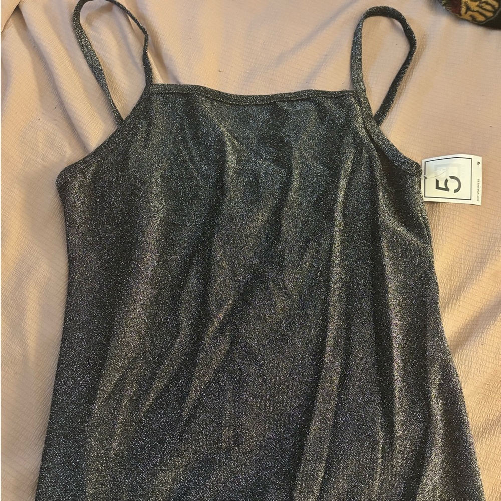 Elegant Black Glittery Women's dress